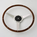15'' Classic Riveted wood steering wheel Restoration Austin Healey,3000, Sprite