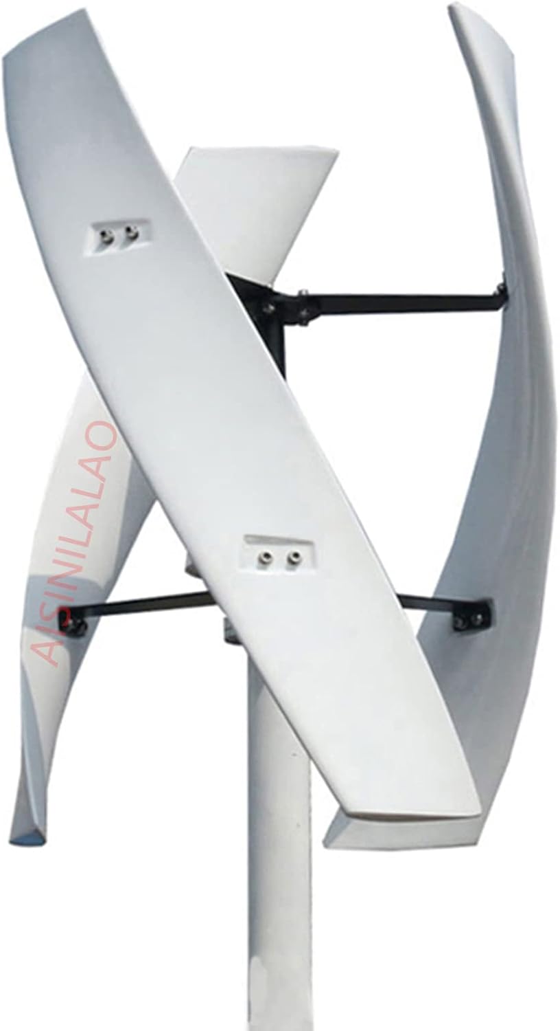 1000W Vertical Wind Turbine Wind Generator, 3 Blades 12V 24V 48V No Noise Wind Turbine Generator with MPPT Controller for Home Ship(220V)