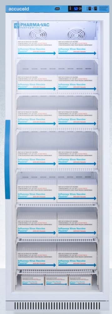 Summit Appliance Accucold 15.0 cu.ft. Medical Refrigerator, 24' Wide, Vaccine Refrigerator, Glass Door - ARG15PV