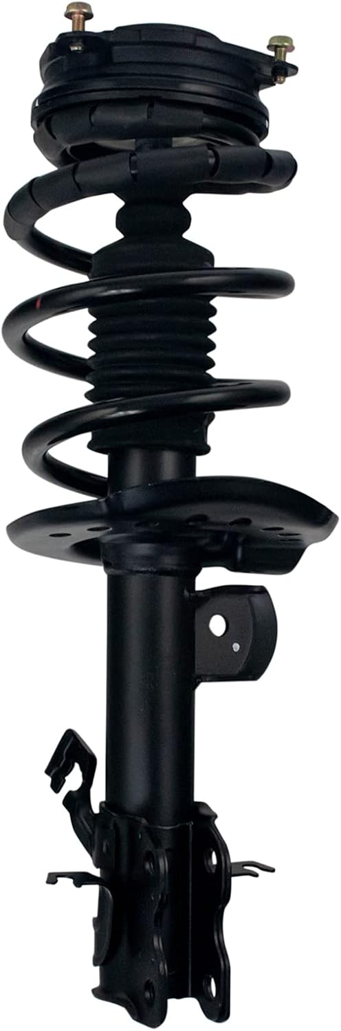 TRQ Front Suspension Kit Complete Strut & Coil Spring Assembly Sway Bar Stabilizer Link Compatible with 2015-2018 Chevrolet City Express 2013-2019 Nissan NV200