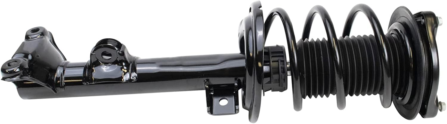 TRQ Front Suspension Kit Complete Strut & Coil Spring Assembly Sway Bar Stabilizer Link Compatible with 2010-2014 Mercedes-Benz E350 2015-2017 E400 RWD Rear Wheel Drive