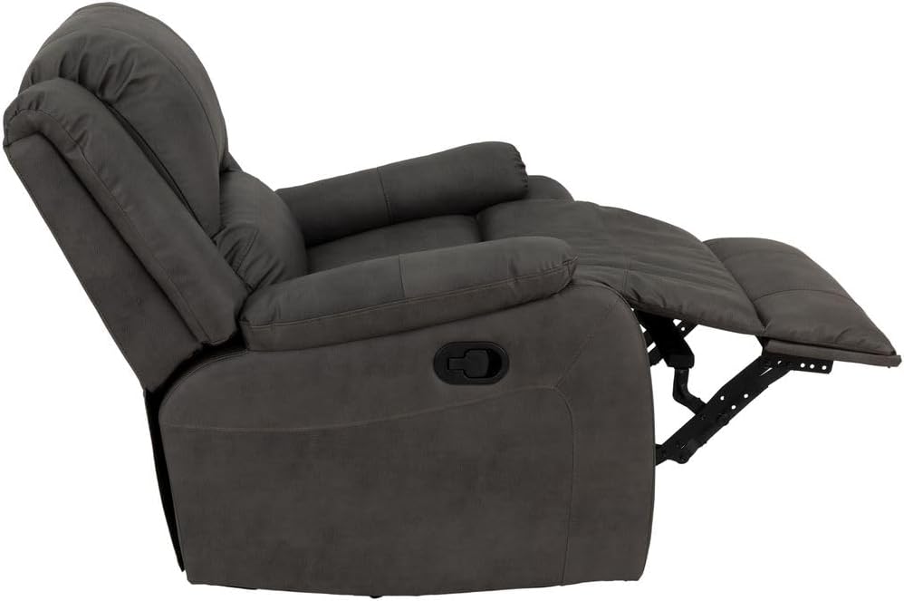 RecPro Charles Collection | 30' Swivel Glider RV Recliner | RV Living Room (Slideout) Chair | RV Furniture | Glider Chair (Gunmetal, 1-Pack)