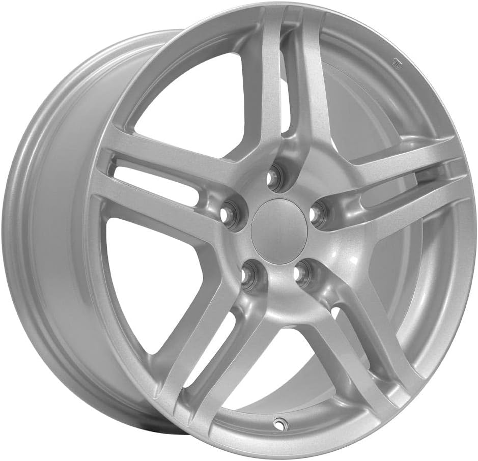 OE Wheels AC04 17 Inch Rim Fits TL Style 5x114.3 17x8 Gloss Silver - Hollander 71762 (1)