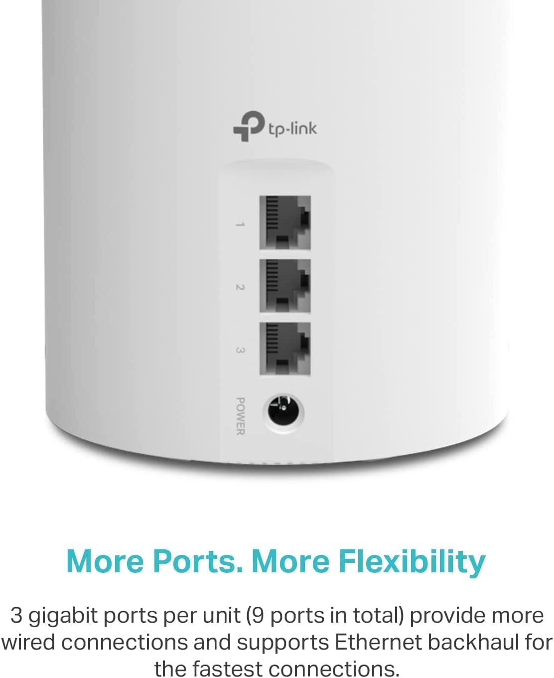 TP-Link Deco X55 AX3000 WiFi 6 Mesh System - Covers up to 6500 Sq.Ft,Replaces Wireless Router and Extender,3 Gigabit Ports per Unit,Supports Ethernet Backhaul,Deco X55,(Pack of 12)