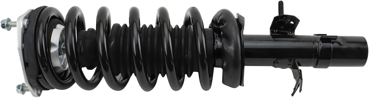 TRQ Front Suspension Kit Complete Strut & Coil Spring Assembly Sway Bar Stabilizer Link Compatible with 2009-2013 Infiniti G37 2014-2017 Q60