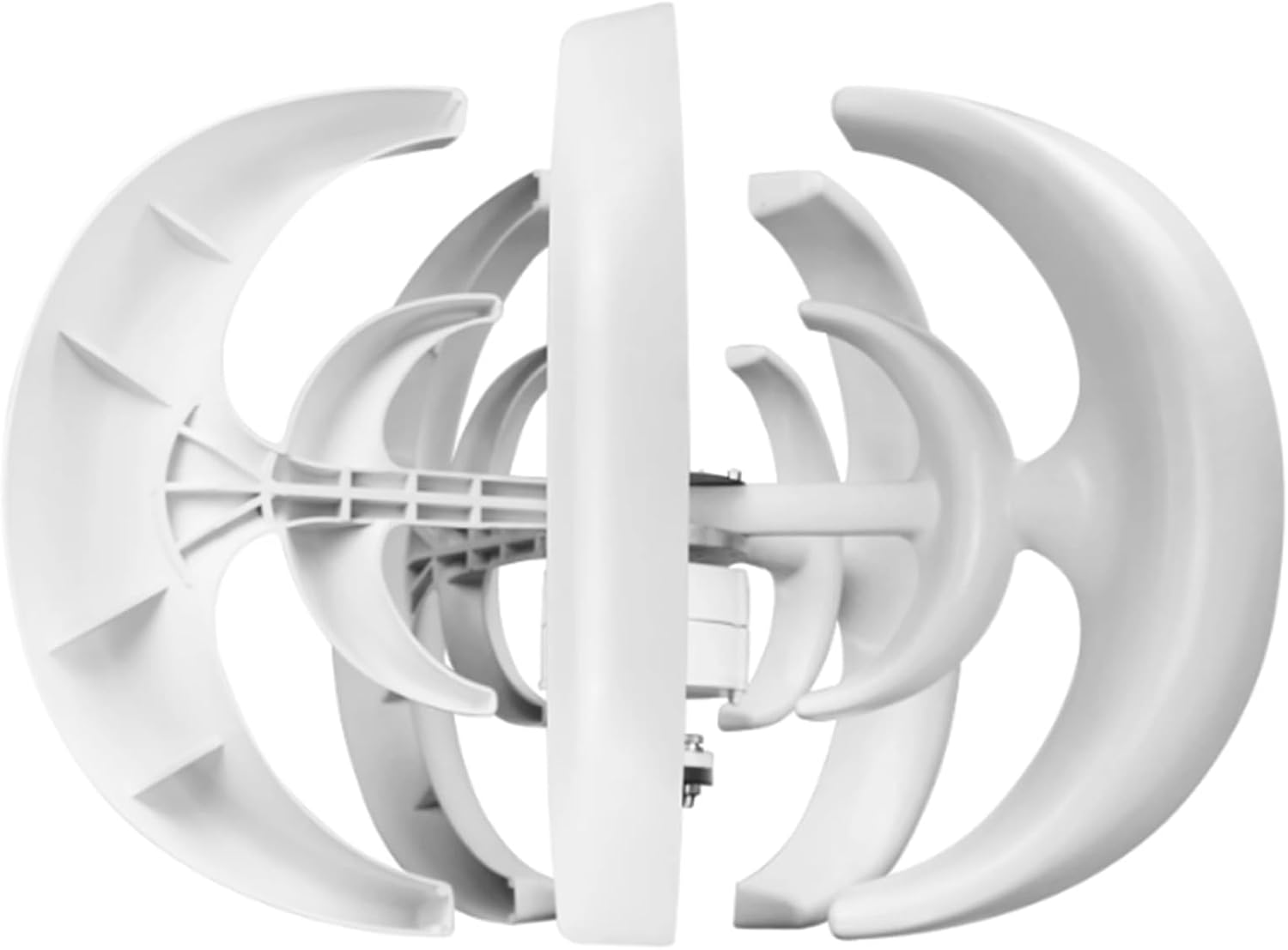 1000W Wind Turbines Generator Set, Turbine Wind Power 12V 24V 48V with Wind Controller Start Speed for Outdoor Street Lights (White)