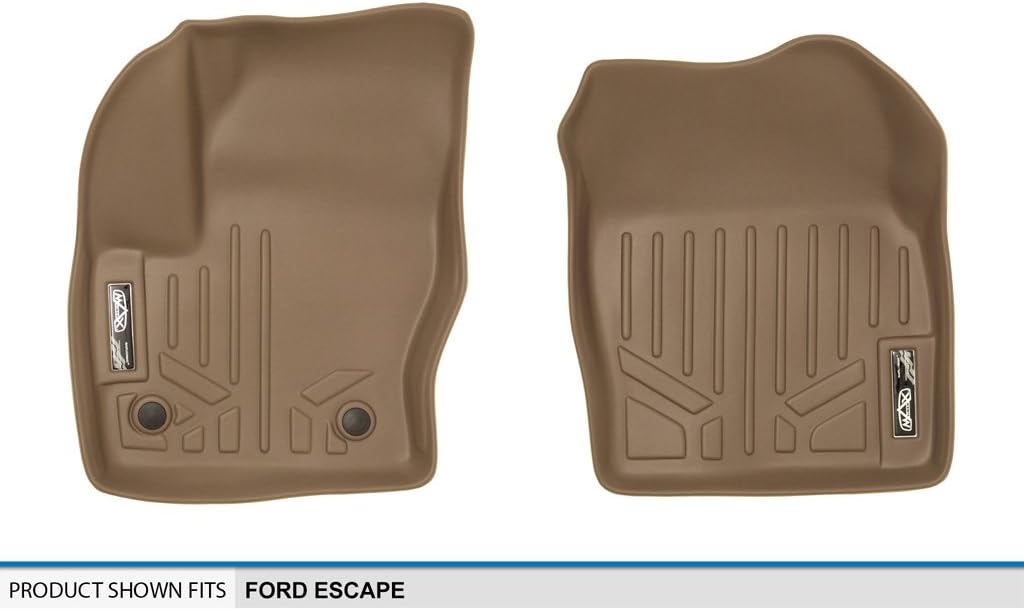 SMARTLINER Custom Fit Floor Mats 1st Row Liner Set for 2013-2019 Ford Escape