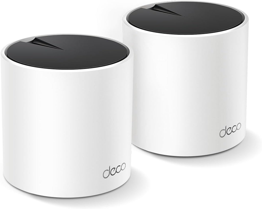 TP-Link Deco X55 AX3000 WiFi 6 Mesh System - Covers up to 4500 Sq.Ft, Replaces Wireless Router and Extender, 3 Gigabit Ports per Unit, Supports Ethernet Backhaul, Deco X55(2-Pack)
