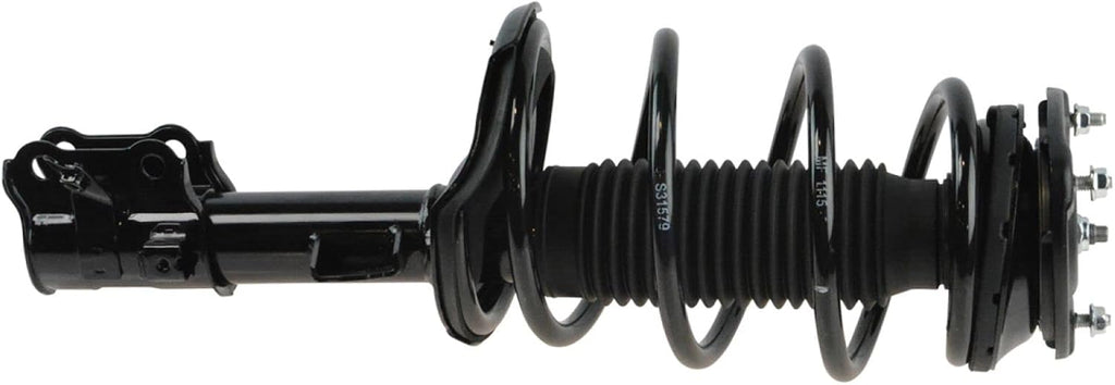 TRQ Front Suspension Kit Complete Strut & Coil Spring Assembly Sway Bar Stabilizer Link Compatible with 2006-2011 Hyundai Accent Kia Rio Rio5