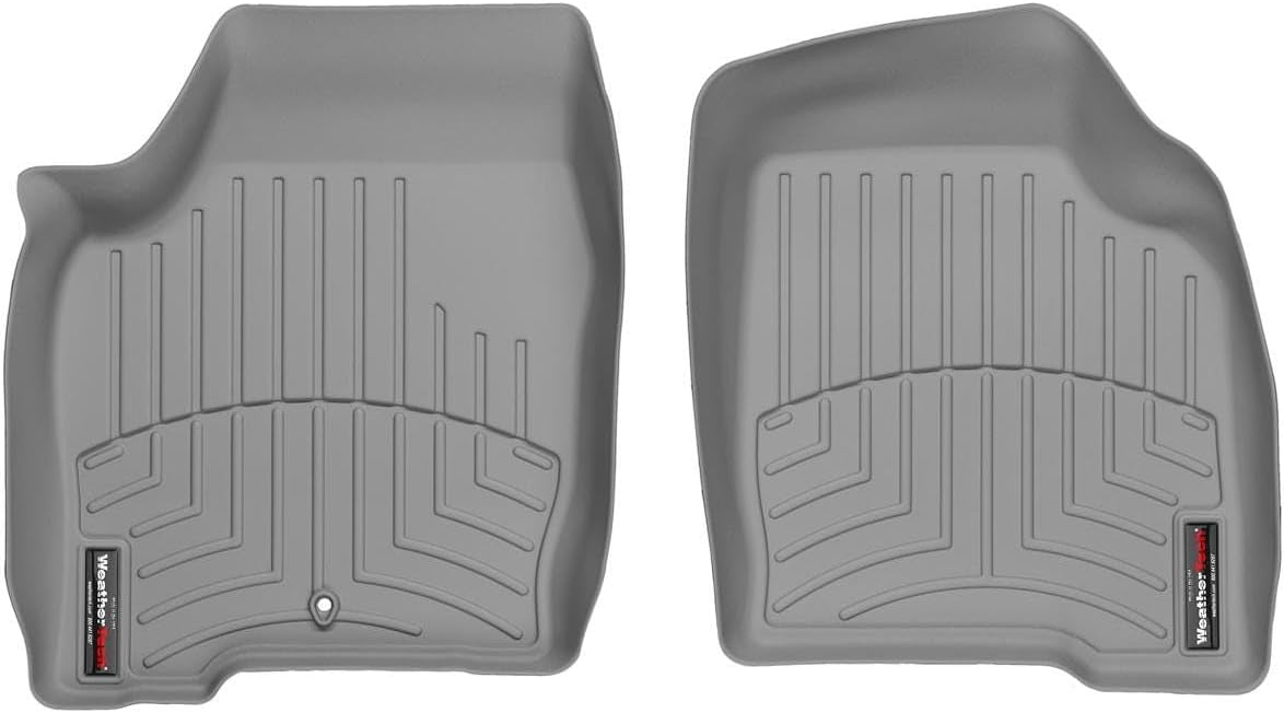 WeatherTech Custom Fit FloorLiners for Chevrolet Impala Limited (Fleet), Impala, Grand Prix - 1st Row (461241), Grey