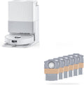 roborock Qrevo Edge Robot Vacuum and Mop Combo with 6 Packs Disposable Dust Bags Bundle