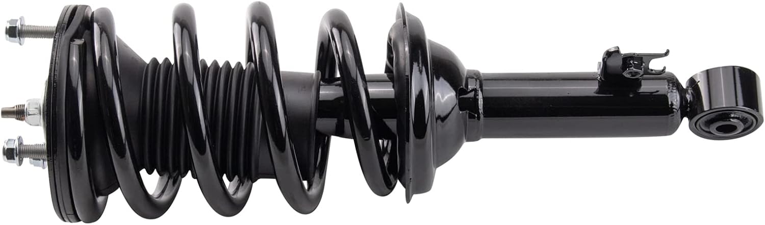 TRQ Front Suspension Kit Shock & Spring Strut Assembly Sway Bar Stabilizer Link Compatible with 2005-2015 Toyota Tacoma