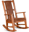 Sunny Designs Sedona Farmhouse Mindi Wood Rocking Chair in Rustic Oak