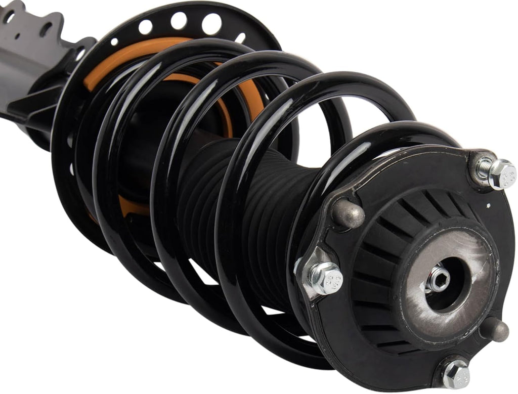 TRQ Front Suspension Kit Complete Strut & Coil Spring Assembly Sway Bar Stabilizer Link Compatible with 2018-2022 Buick Enclave Chevrolet Traverse