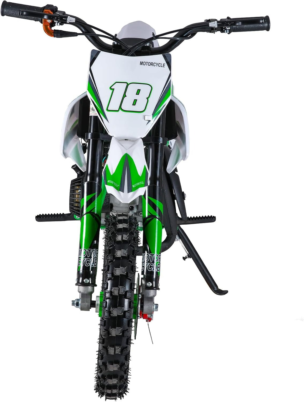 49cc 2-Stroke Kids Dirt Bike, Gas Power Motocross, Off Road Mini Motorcycle, Pocket Motorbike with Front Rear Disc Brakes, Racing Max Speed 30KM/H (Red)