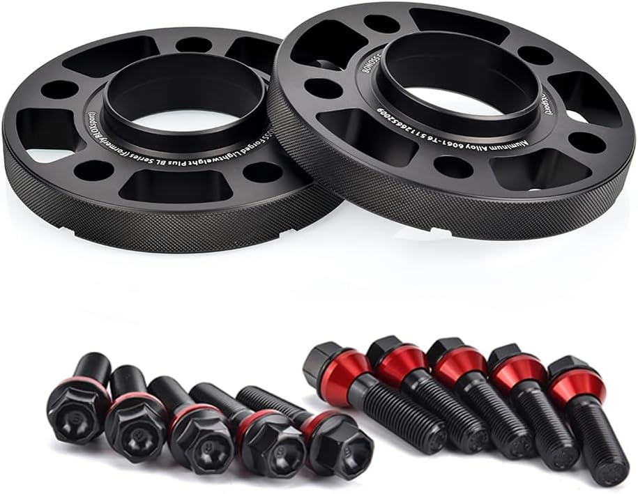 BONOSS Forged Aluminum 6061T6 Hubcentric Wheel Spacer 2pcs 5x120 CB72.5 Wheel Spacers for BMW F87 F80 F30 F32 F10 F82 F10 F12 F06 F01 (15mm)