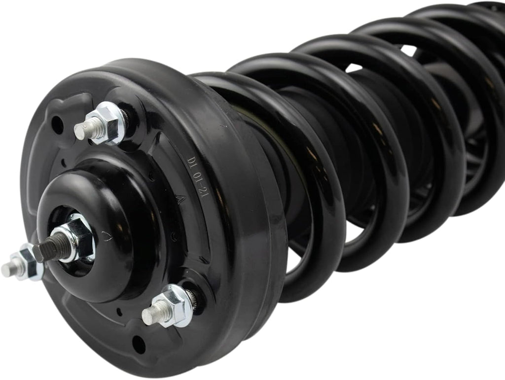 TRQ Front Suspension Kit Shock & Spring Strut Assembly Sway Bar Stabilizer Link Compatible with 2014-2017 Ford Expedition Lincoln Navigator