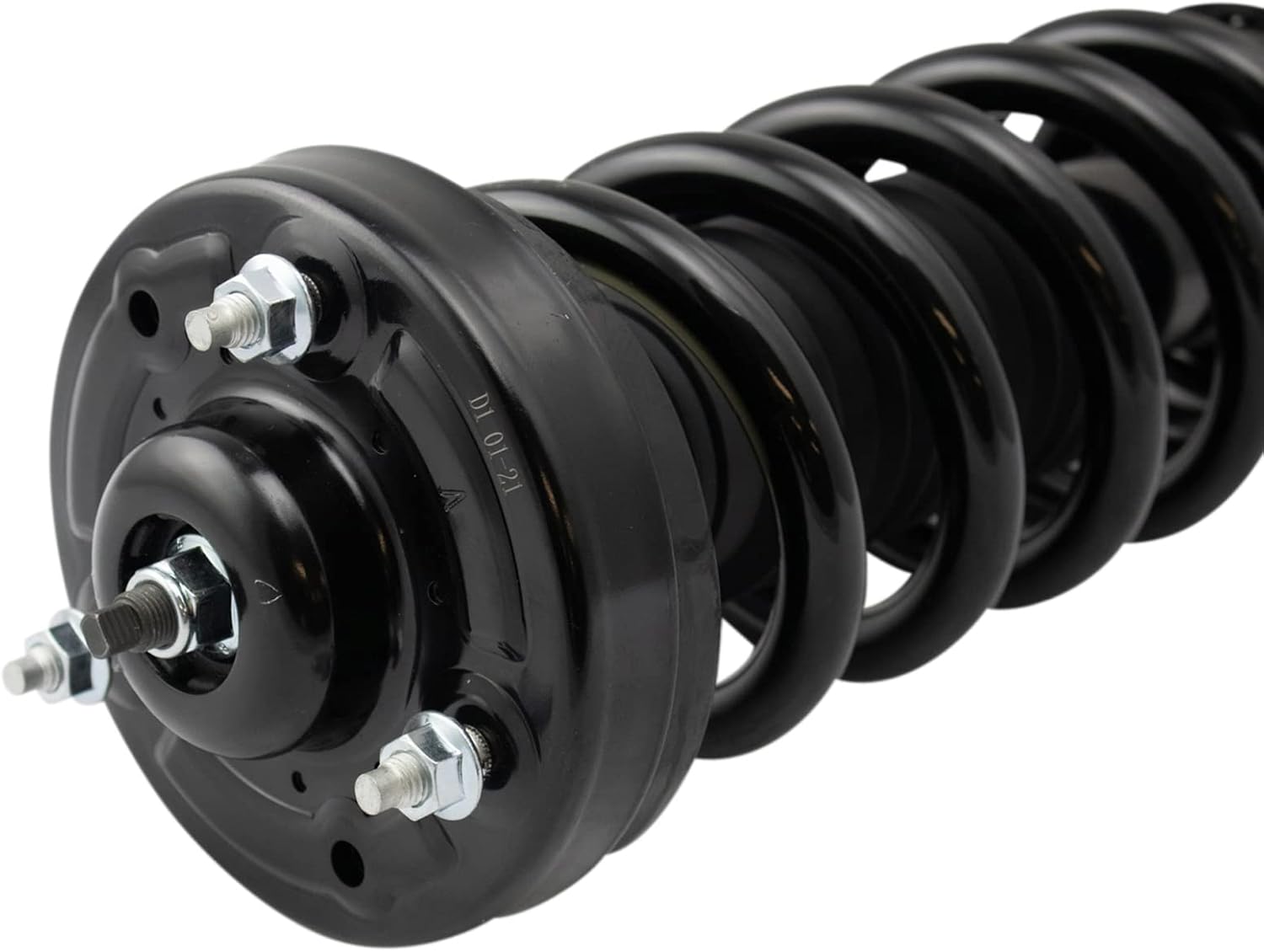 TRQ Front Suspension Kit Shock & Spring Strut Assembly Sway Bar Stabilizer Link Compatible with 2014-2017 Ford Expedition Lincoln Navigator