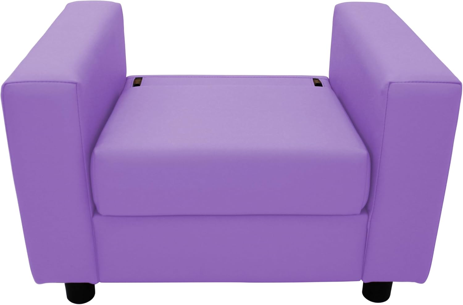 Factory Direct Partners SoftScape Inspired Playtime Classic Reading Chair, Children's Commercial-Grade Upholstered Furniture for Home, Daycare, Preschool, Library Comfy Modern Design - Lavender