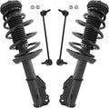 TRQ Front Suspension Kit Complete Strut & Coil Spring Assembly Sway Bar Stabilizer Link Compatible with 2010-2012 Buick LaCrosse