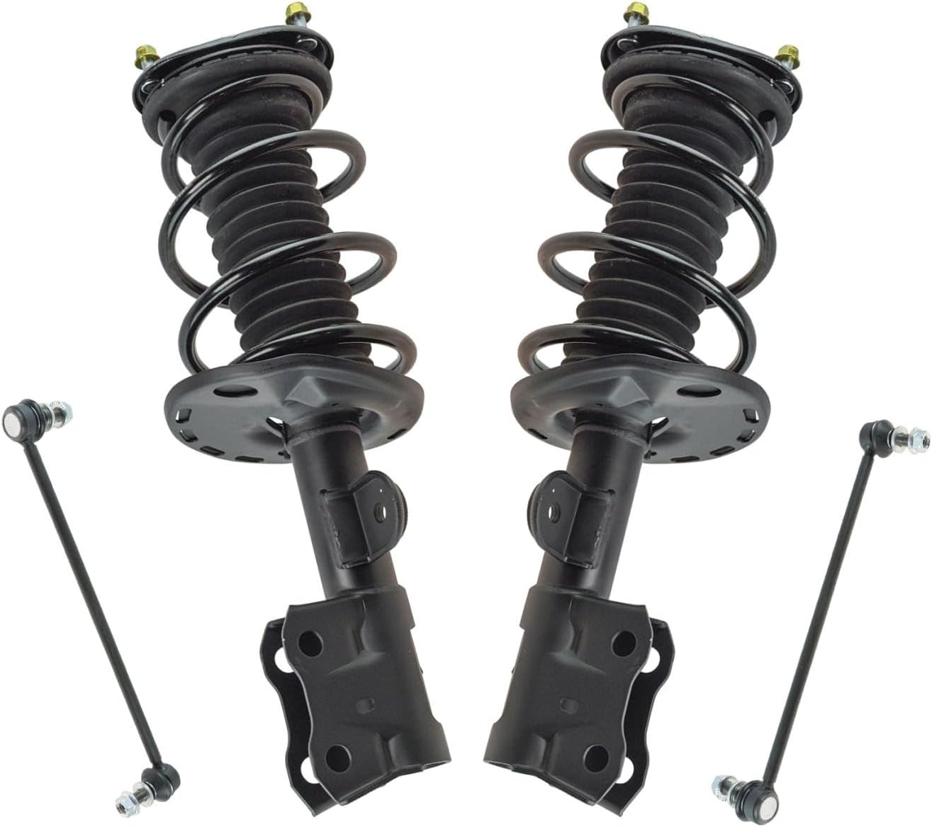 TRQ Front Suspension Kit 4 Piece for Toyota | for 2010-2015 Toyota Prius 2012-2015 Toyota Prius Plug-In