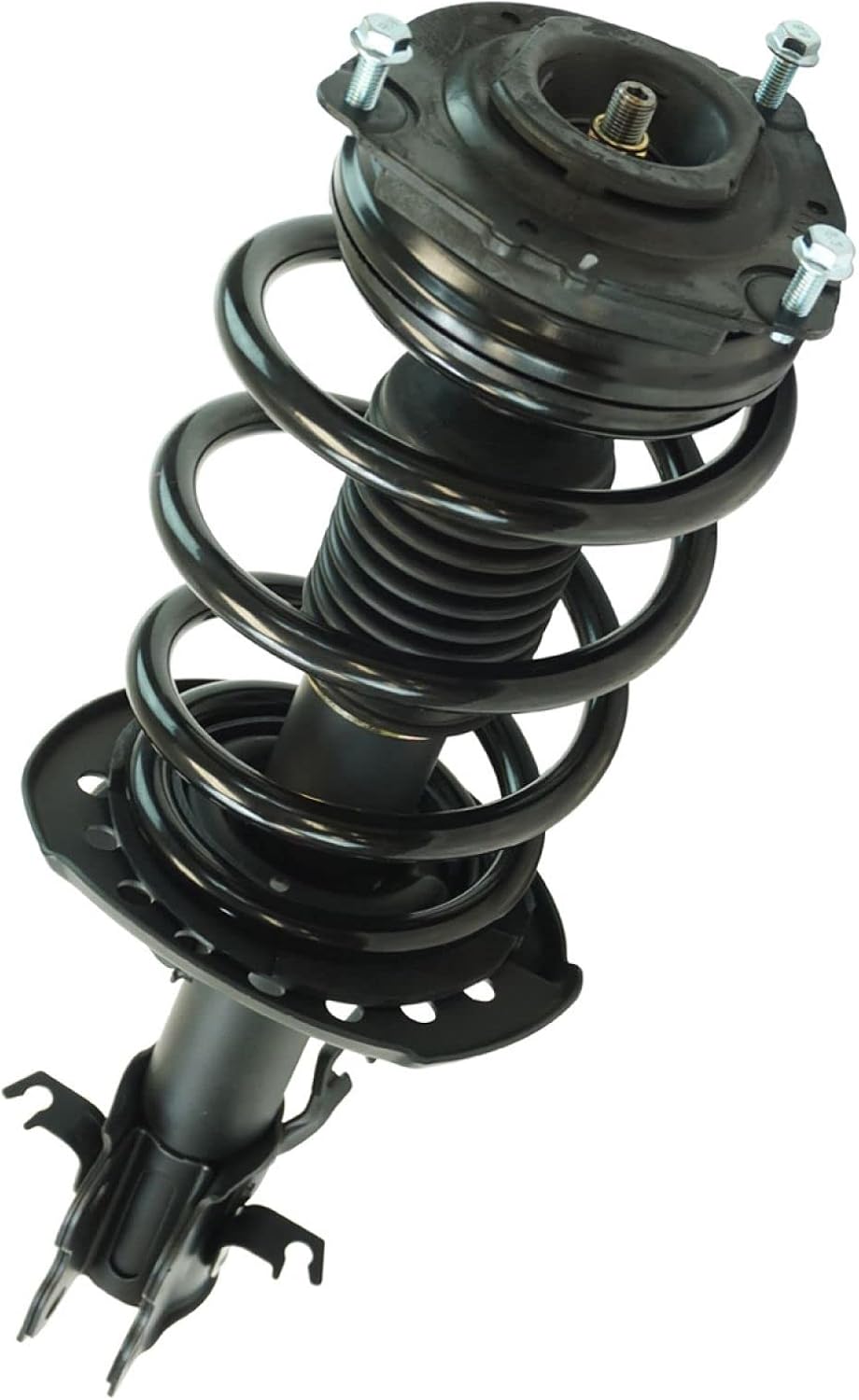 TRQ Front Suspension Kit Complete Strut & Coil Spring Assembly Sway Bar Stabilizer Link Compatible with 2015-2018 Chevrolet City Express 2013-2019 Nissan NV200