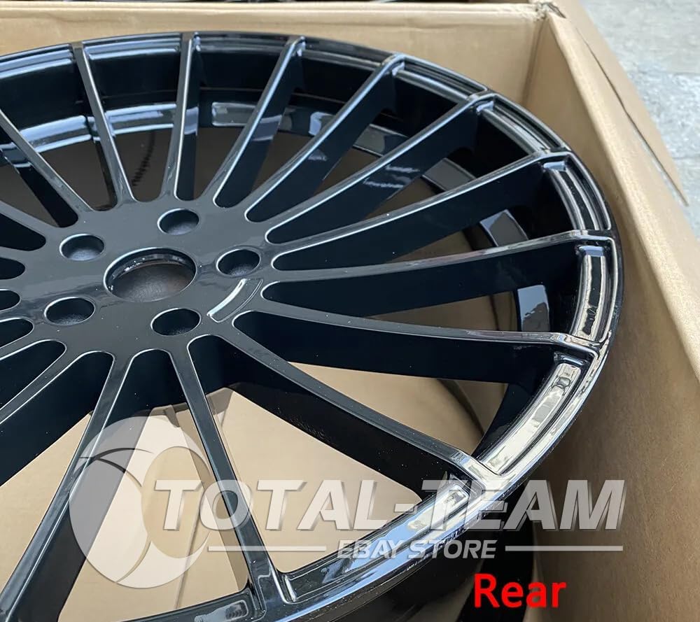 Generic 22'' HM STYLE GLOSS BLACK WHEEL RIM FIT BMW X5 E70 F15 X6 E71 F16 5X120 SET OF 4 e371