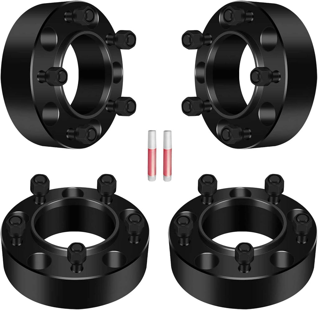 5x150/5x5.9 Hubcentric Wheel Spacers 2' / 4pc with M14x1.5 Studs + 110mm Hub Bore for Toyota Land Cruiser for Sequoia for Tundra Wheel Spacers/for Lexus LX 470 LX 570 Wheel Spacers
