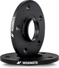 Mishimoto Wheel Spacers 5x120, 64.1mm Center Bore, M14 X 1.5, 10mm Thick, Black