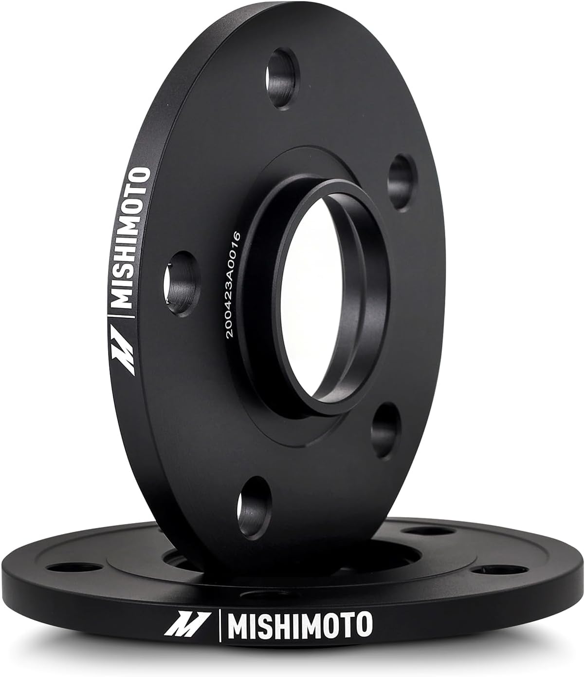 Mishimoto Wheel Spacers 5x120, 64.1mm Center Bore, M14 X 1.5, 10mm Thick, Black