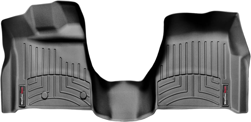WeatherTech Custom Fit FloorLiners for Lincoln Town Car, Town Car, 1st Row - Over The Hump (446831), Black