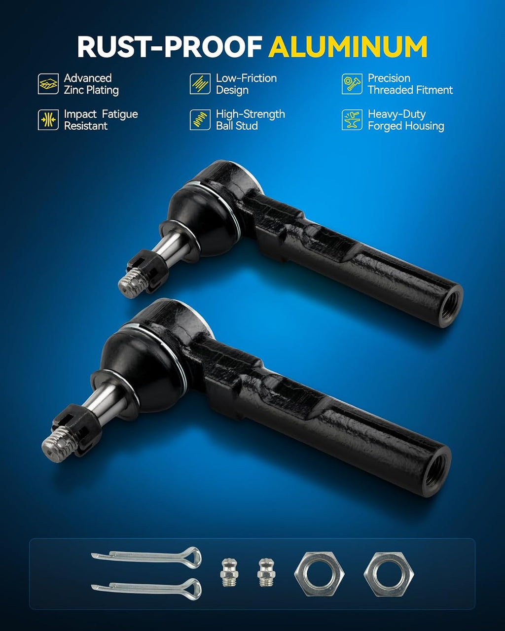 PHILTOP Manual Power Steering Rack & Pinion Kit for 2004-2005 Malibu, 2006-2008 Malibu 2.2/3.5L, 2008-2012 Malibu 2.4L, 2005-2010 Pontiac G6, Aura, with Outer Tie Rod Ends, Replace# 1G-1810