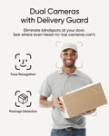 eufy Security Video Doorbell E340 with Chime 2,2K Full HD Dual Cameras&Head-to-Toe View, Doorbell Camera Wireless&Wired,Delivery Guard,Color Night Vision,Two-Way Talk,Motion Detection, No Monthly Fee