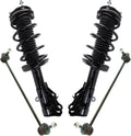 TRQ Front Suspension Kit Complete Strut & Coil Spring Assembly Sway Bar Stabilizer Link Compatible with 2013-2015 Acura ILX