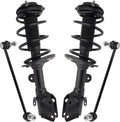 TRQ Front Suspension Kit Complete Strut & Coil Spring Assembly Sway Bar Stabilizer Link Compatible with 2019-2021 Subaru Forester