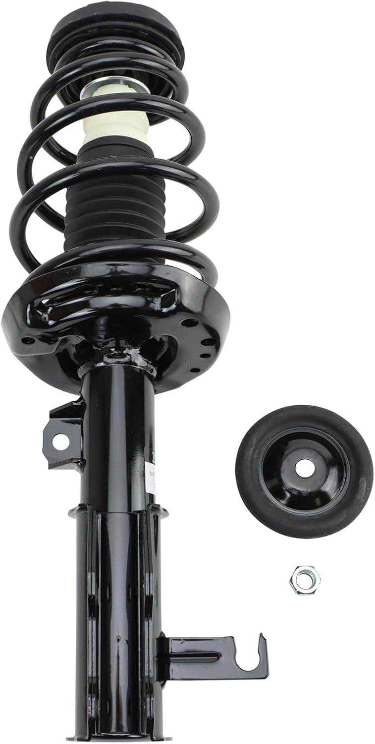 TRQ Front Suspension Kit Complete Strut & Coil Spring Assembly Sway Bar Stabilizer Link Compatible with 2018-2019 Cadillac XTS