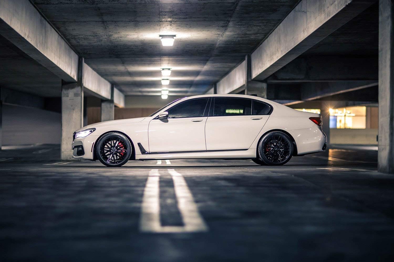TSW Wheels Pescara Gloss Black Wheel with Aluminum (19 x 8.5 inches /5 x 120 mm, 35 mm Offset)