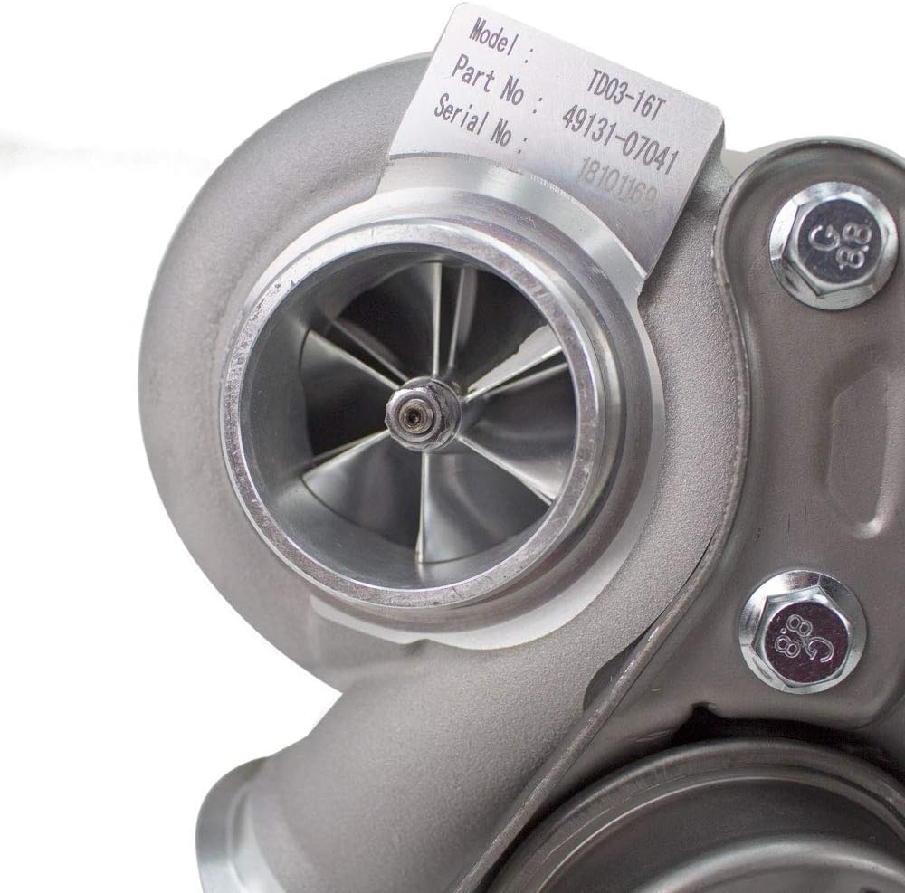 Rev9 TC-089AB_1 Rev9 TC-089AB_1 Turbocharger Upgrade, Billet Compressor Wheel, Bolt On Replacement, compatible with BMW 335 N54 Motor 2006-09