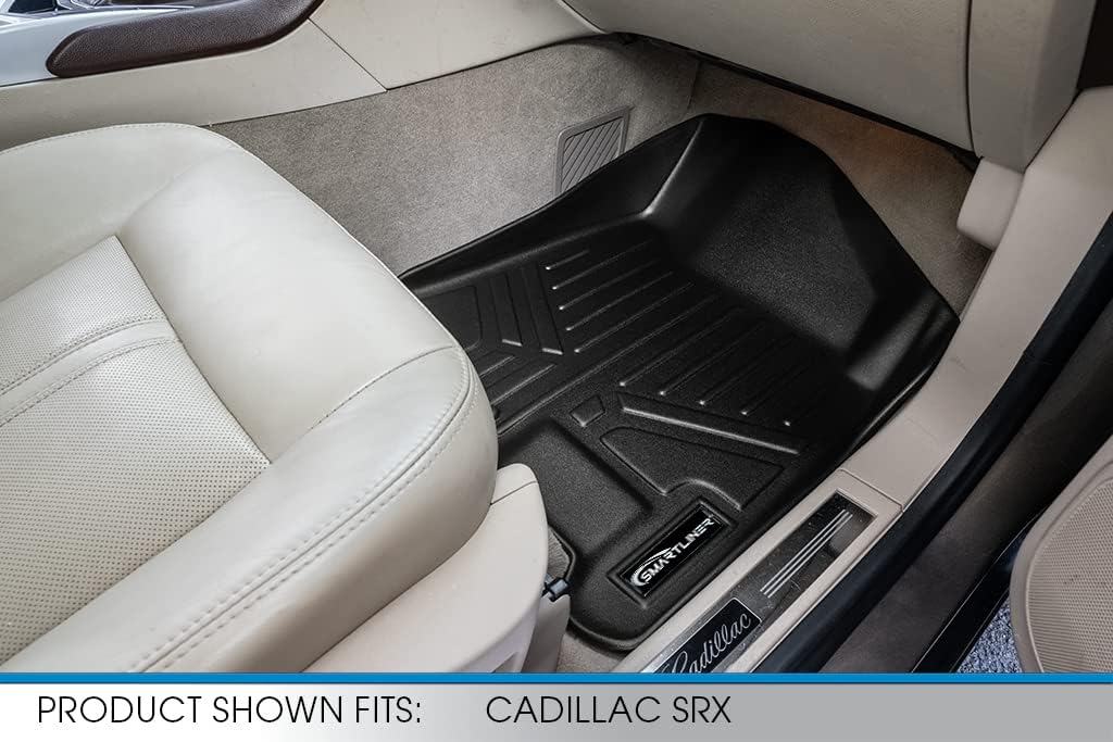 SMARTLINER Custom Fit Floor Mats 1st Row Liner Set for 2010-2016 Cadillac SRX