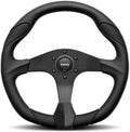 Momo QRK35BK0B Quark Black 350 mm Urethane Steering Wheel