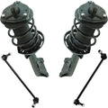 TRQ Front Suspension Kit Complete Strut & Coil Spring Assembly Sway Bar Stabilizer Link Compatible with 2012-2013 Mercedes-Benz C250 2008-2011 C300 2008-2014 C350