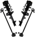 TRQ Front Suspension Kit Complete Strut & Coil Spring Assembly Sway Bar Stabilizer Link Compatible with 1999-2003 Lexus RX300