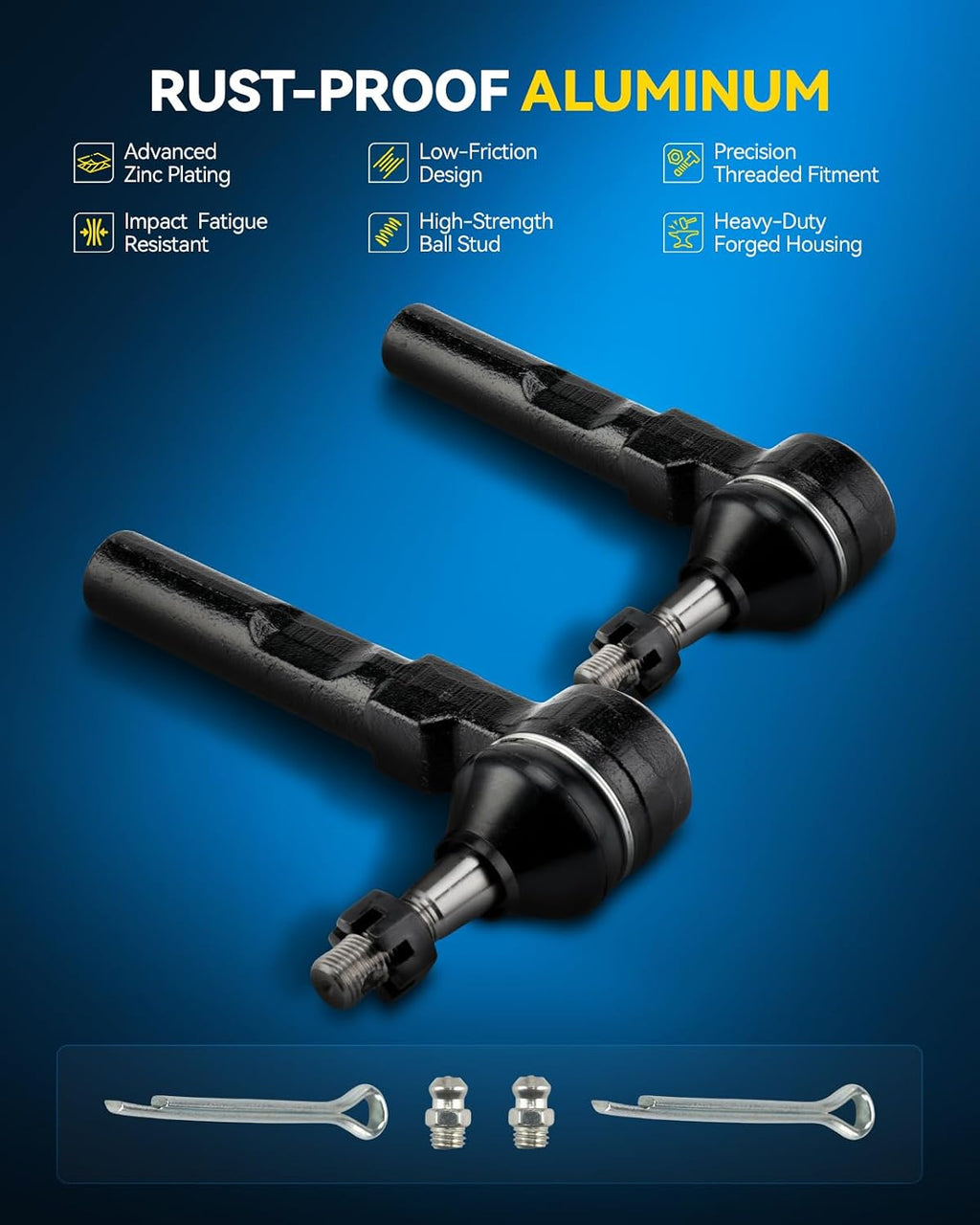 PHILTOP Hydraulic Power Steering Rack & Pinion Kit for 1999-2006 Silverado 1500/Sierra 1500 RWD, 2007 Silverado 1500 Classic/Sierra 1500 Classic, Only RWD, with Outer Tie Rod Ends, Replace# 22-1000