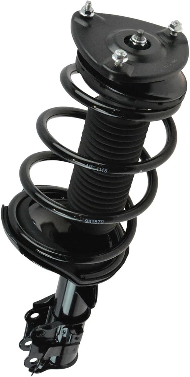 TRQ Front Suspension Kit Complete Strut & Coil Spring Assembly Sway Bar Stabilizer Link Compatible with 2006-2011 Hyundai Accent Kia Rio Rio5
