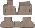 WeatherTech Custom Fit FloorLiners for BMW X5 35d, X5 35i, X5 40e - 1st & 2nd Row (4513351-455592), Tan