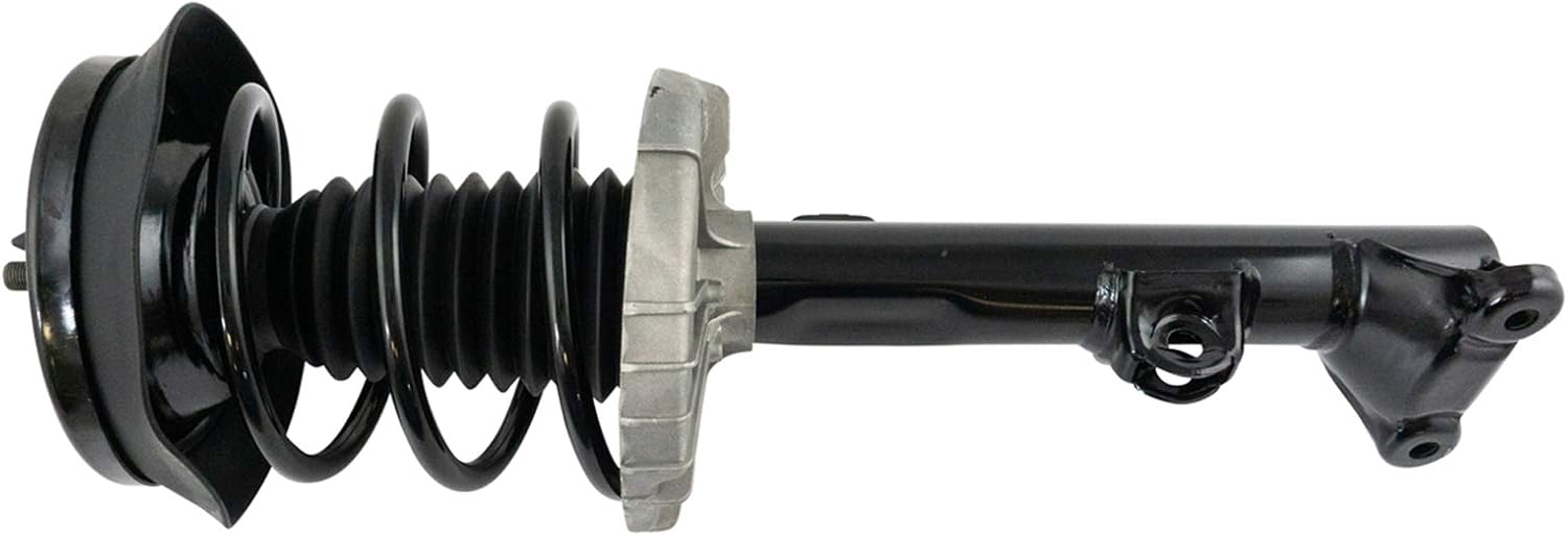 TRQ Front Suspension Kit Complete Strut & Coil Spring Assembly Sway Bar Stabilizer Link Compatible with 2002-2007 Mercedes-Benz C230 2001-2005 C240 2006-2007 C280 C320 C350