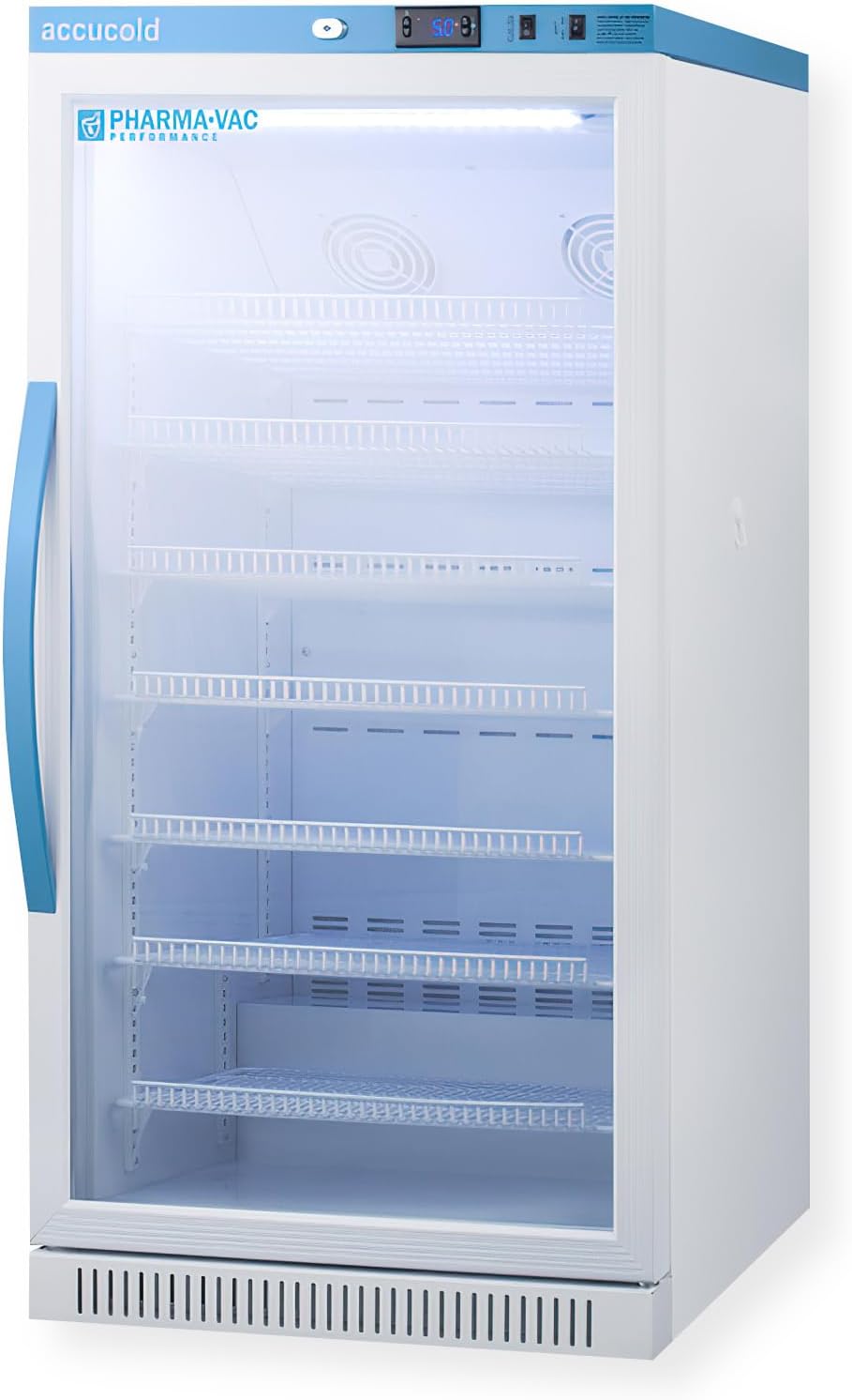 Summit Appliance Accucold 8.0 cu.ft. Medical Refrigerator, 24' Wide, Vaccine Refrigerator, Certified to NSF/ANSI 456 Vaccine Storage, Glass Door - ARG8PV456