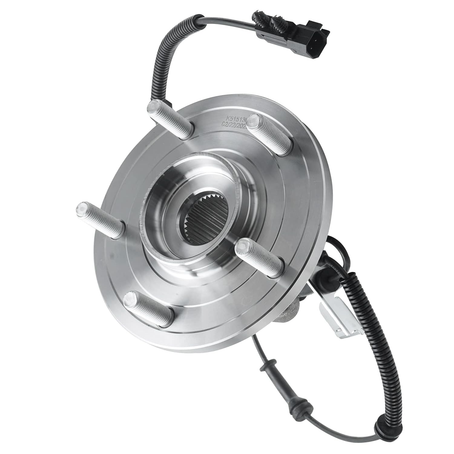 Detroit Axle - Front 2pc Wheel Bearing Hubs for 08-11 Dodge Grand Caravan Chrysler Town & Country, 09-12 VW Routan, Wheel Bearing Hubs Assembly 2009 2010 2011 Replacement