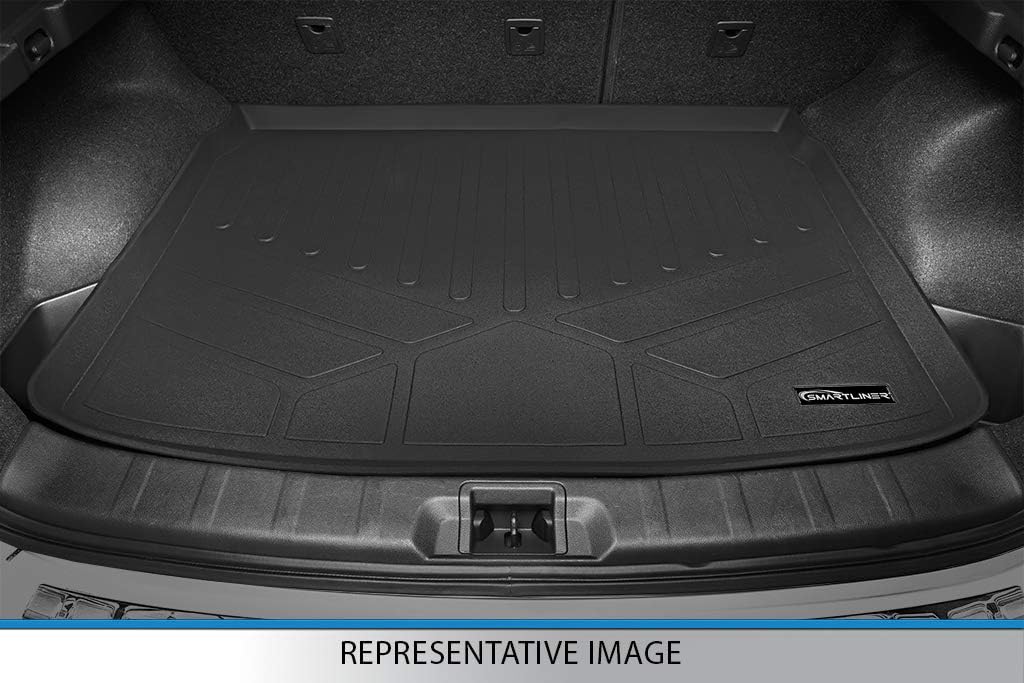 Smartliner All Weather Protection Custom Fit 2 Row Floor Mats and Cargo Liner Set Compatible with 2023-2025 Mercedes-Benz EQE