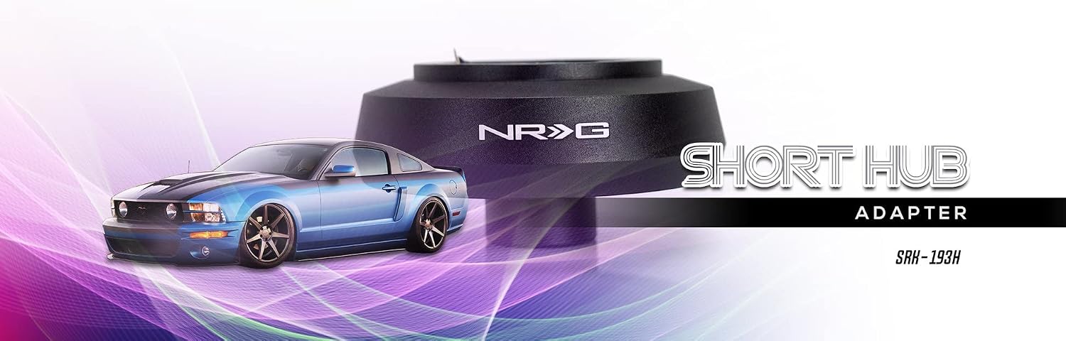 NRG Innovations Short Hub Steering Wheel Adapter SRK-193H + U.S. Performance Lab Air Freshener